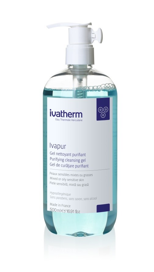 Gel spumant purifiant Ivapur Ivatherm (Gramaj: 250 ml, Concentratie: Gel de curatare)