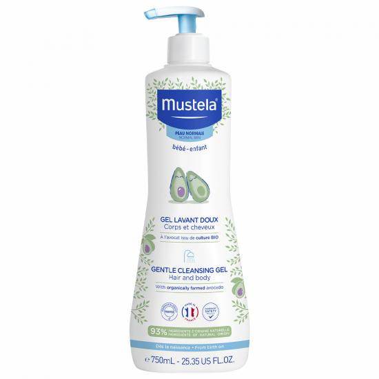 Gel de curatare par si corp Mustela (Gramaj: 500 ml, Concentratie: Gel de curatare)