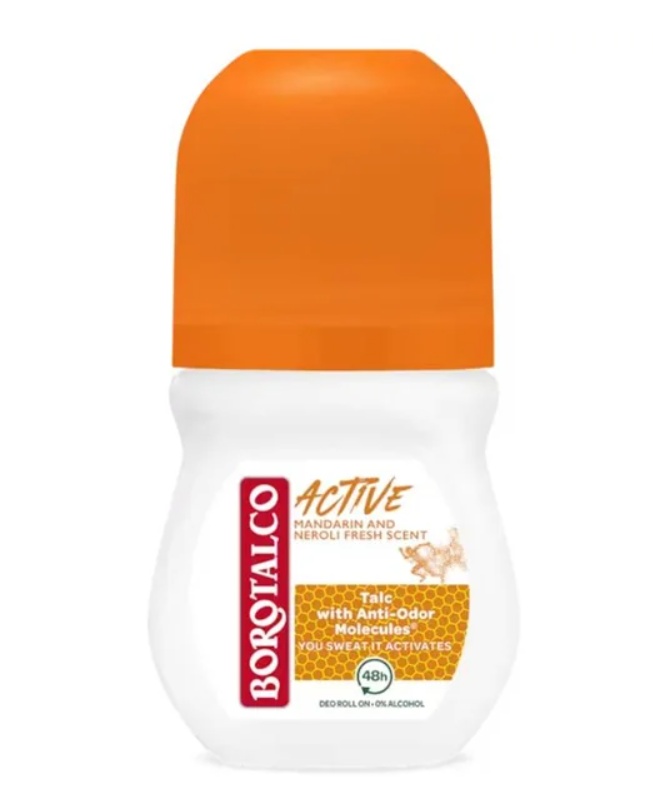 Deodorant Roll-On Borotalco Active Mandarine si Neroli (Concentratie: Roll-On, Gramaj: 50 ml)