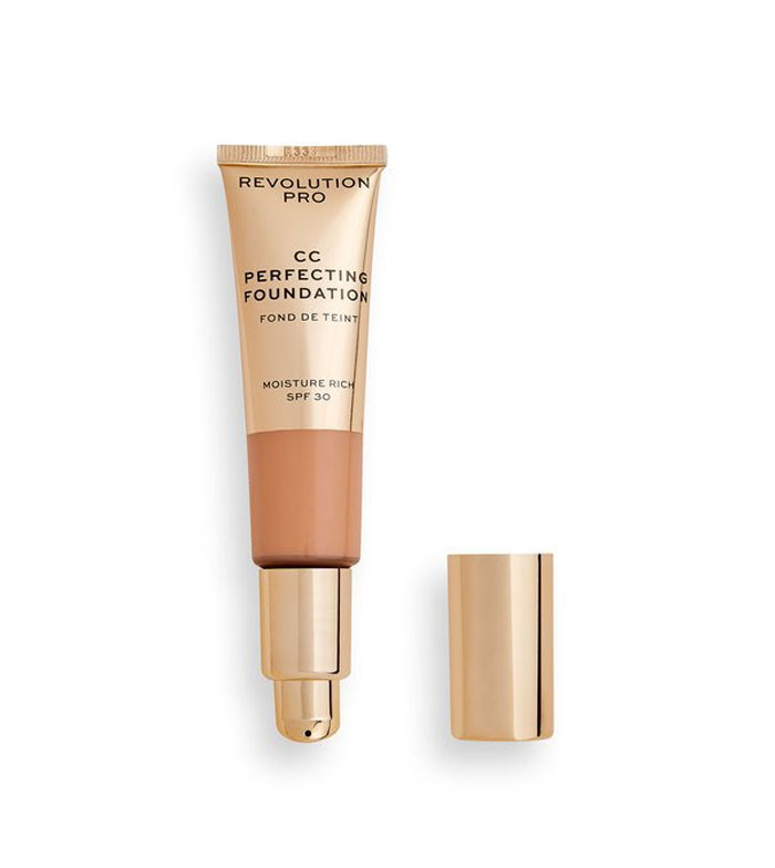 Fond de ten Makeup Revolution Pro CC Perfecting Spf 30 (Concentratie: Fond de ten, Gramaj: 26 ml, Nuanta fond de ten: F9)