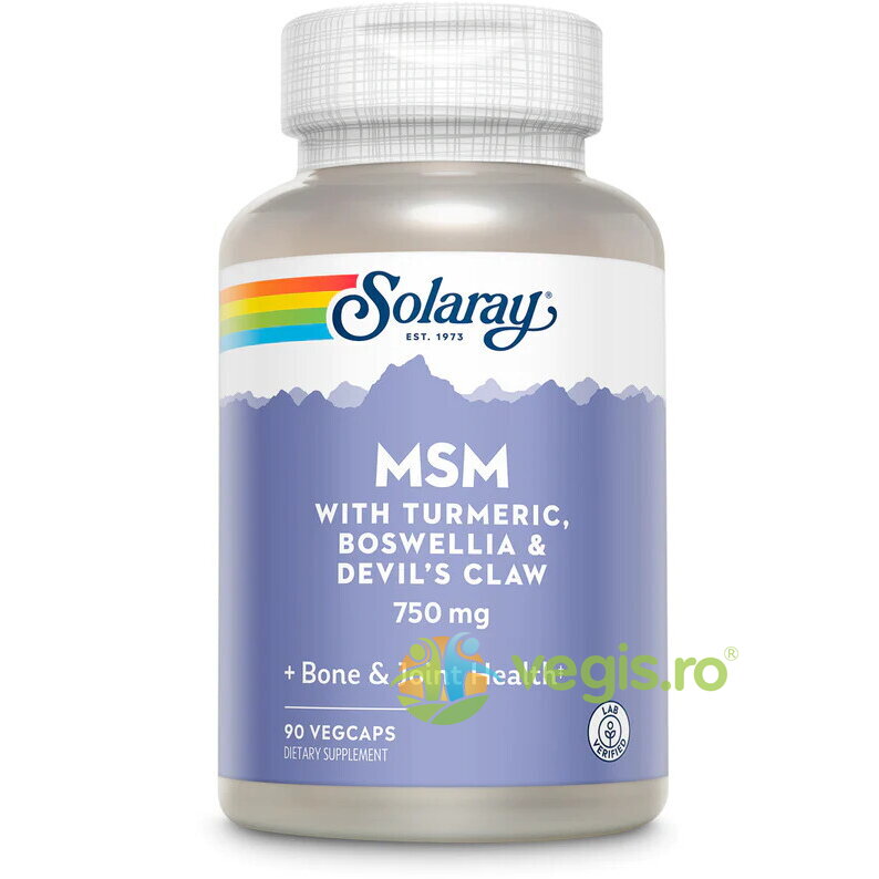 MSM 750mg (Metilsulfonilmetan) 90cps Secom,