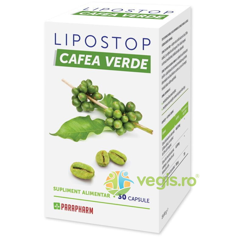 Lipostop cu Extract de Cafea Verde 30cps
