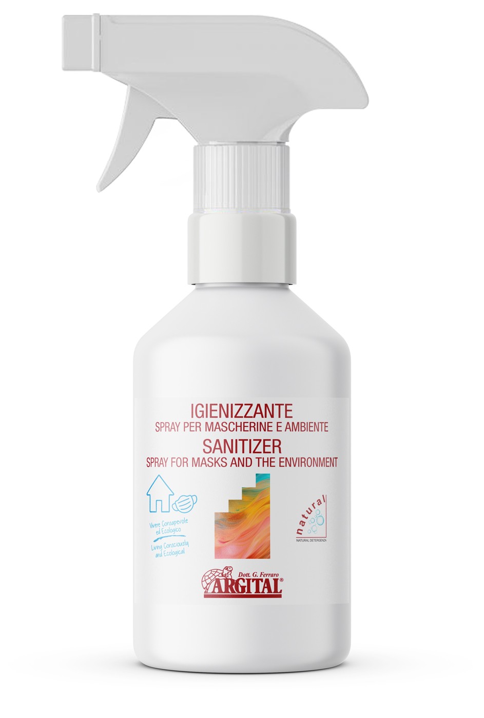 Spray igienizant pentru masti si ambient, 290ml Argital