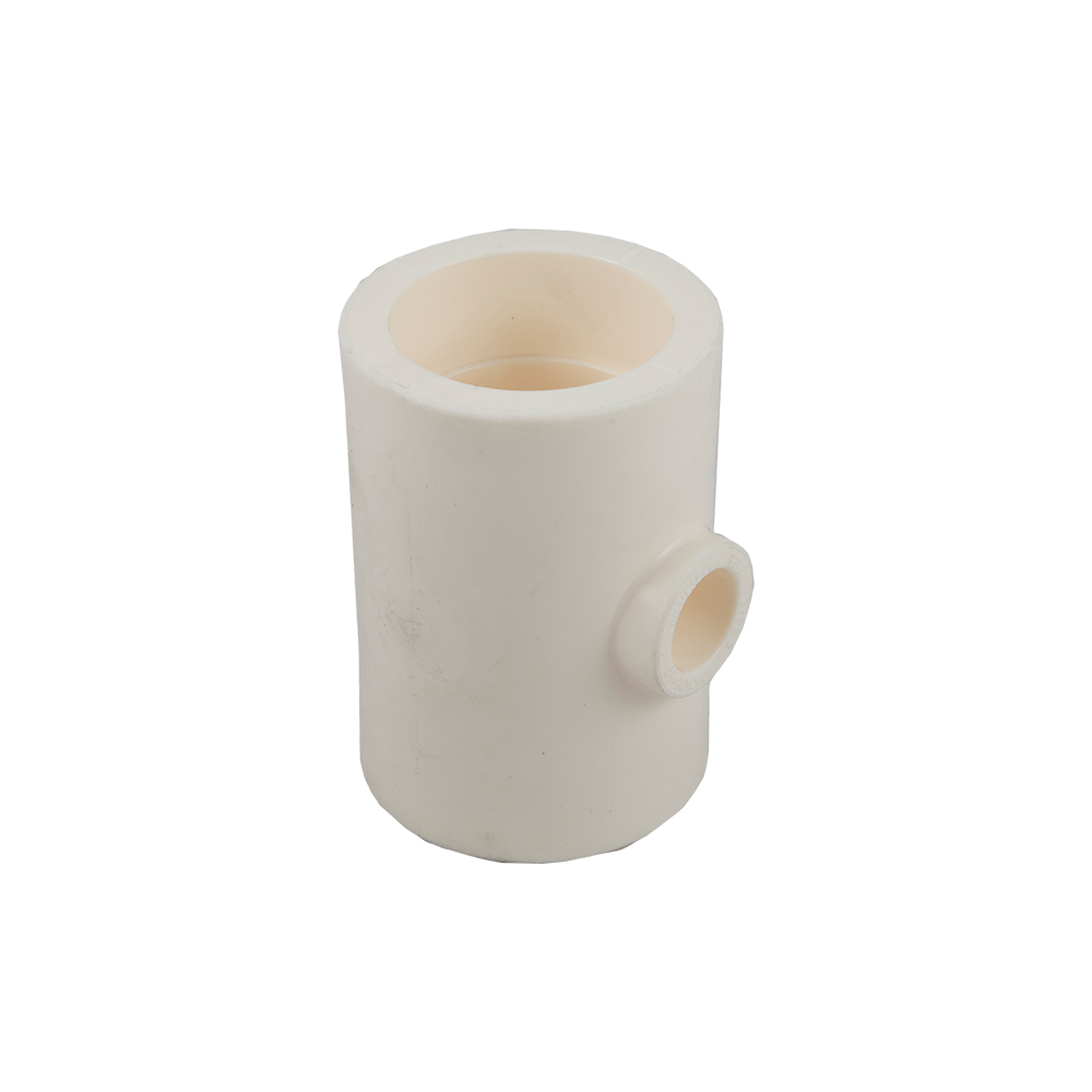 Teu redus PPR 63 mm Vesbo, 25 x 63 mm, filet interior, alb