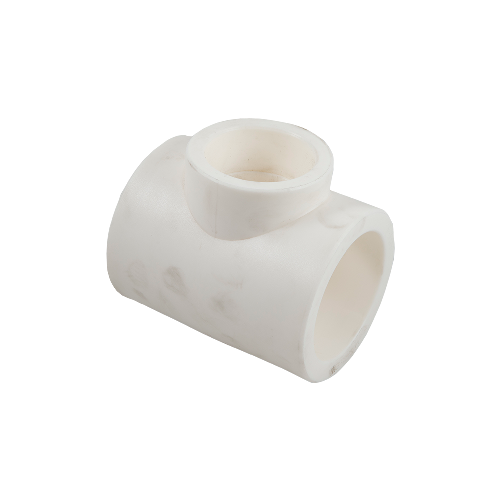 Teu redus PPR 63 mm Vesbo, 40 x 63 mm, filet interior, alb