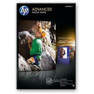 Hartie foto Hartie foto 10 x 15 cm lucioasa HP Advanced borderless Q8692A