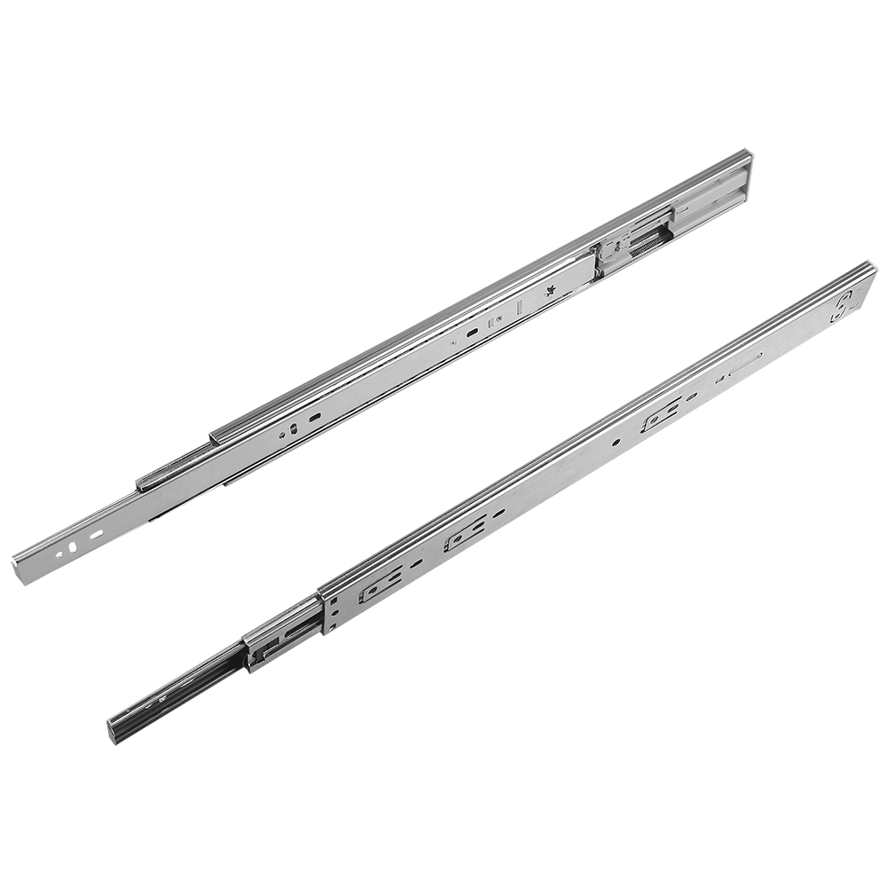 Glisiere Teko cu bile, otel, zinc alb, 35 kg, extractie totala, 500 x 45 mm