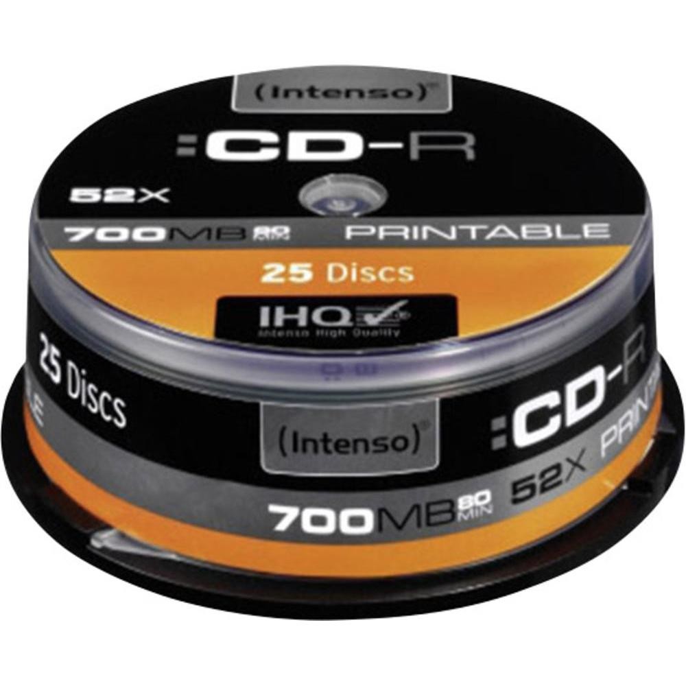 CD-R, 25 bucati, 52x, 700 MB