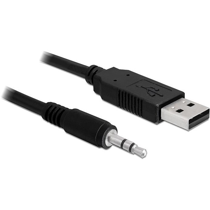 Delock Converter USB 2.0 male > Serial-TTL 3.5 mm stereo jack 1.8 m (5 V)