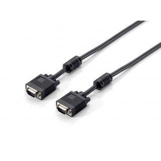 Equip VGA HD15m/HD15m ferrite core 15m cable black 118815
