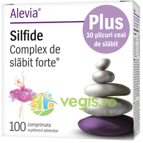 Silfide Complex de Slabit Forte 100cpr + Ceai de Slabit 30 plicuri