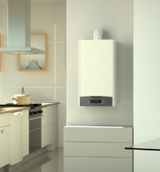 Oferte la Centrala termica in condensare Ariston CLAS ONE+ WIFI 24 KW pentru incalzire si preparare ACM kit evacuare inclus