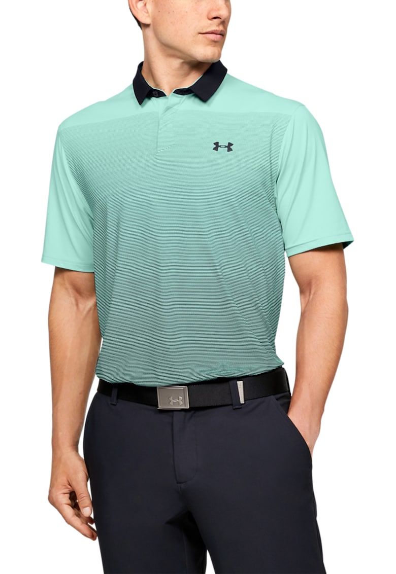 Tricou polo cu model in degrade - pentru golf Iso-Chill - Verde menta