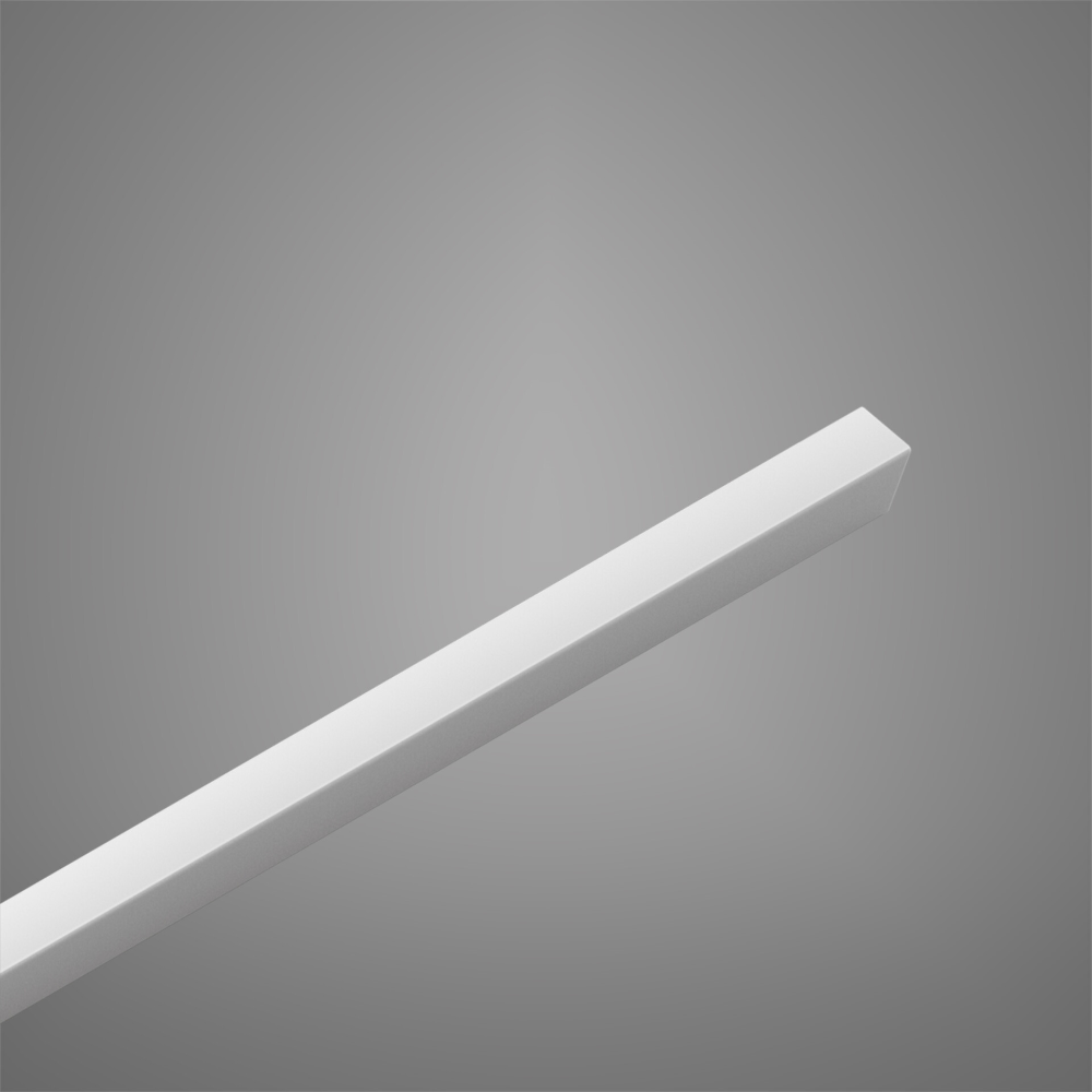 Panou decorativ Linea Slim, 1 lamela, alb, interior, 265 x 2.2 cm