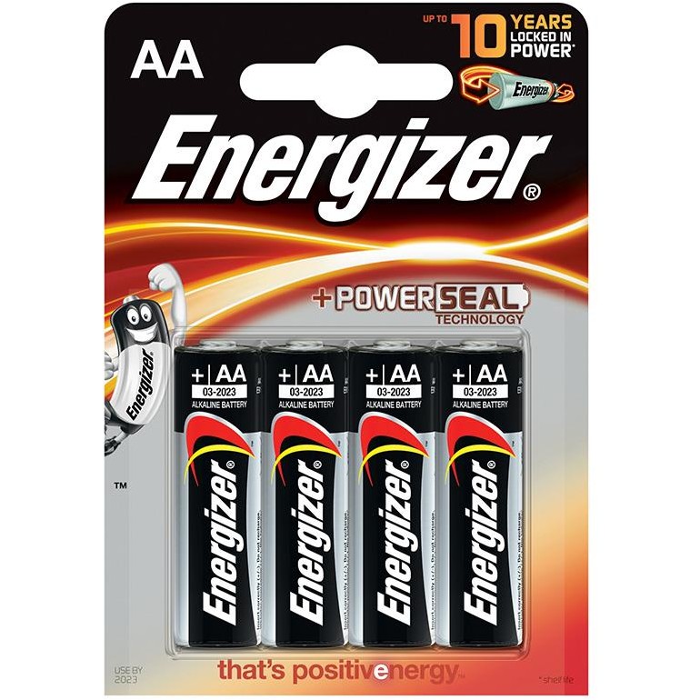 Baterii 7638900246599, ENERGIZER Base Power Seal, AA, LR6, 1.5V, 4 pcs