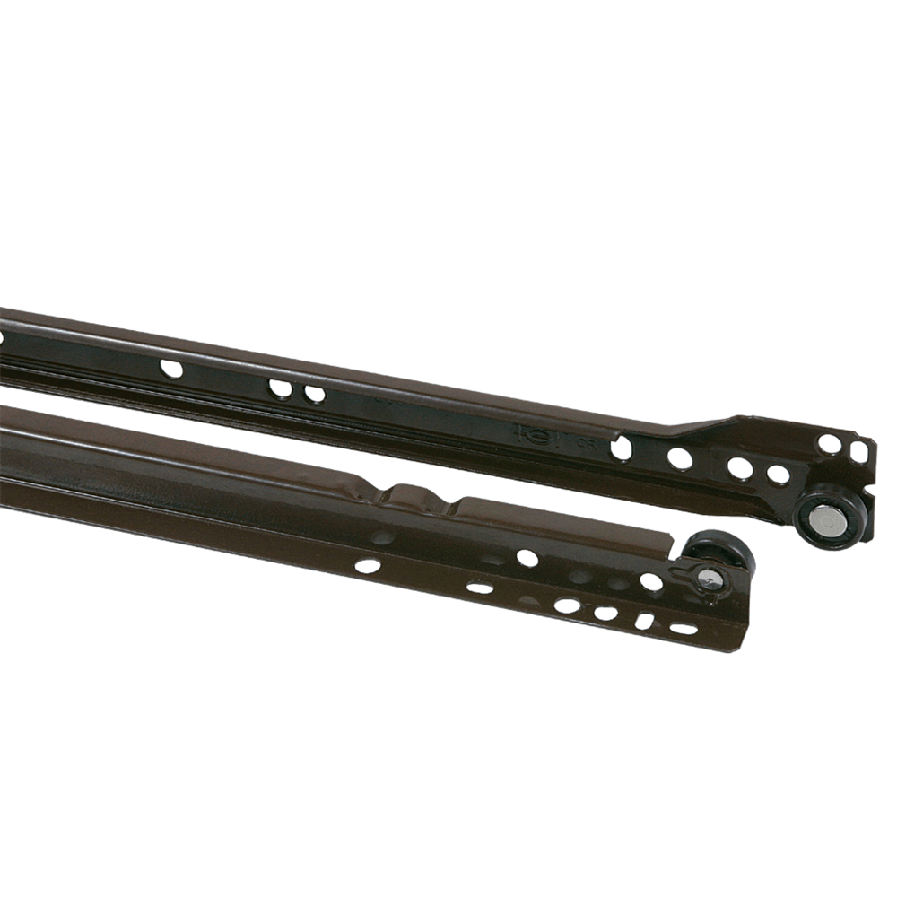 Glisiera cu role Eko, metal, maro, autoinchidere, 250 mm