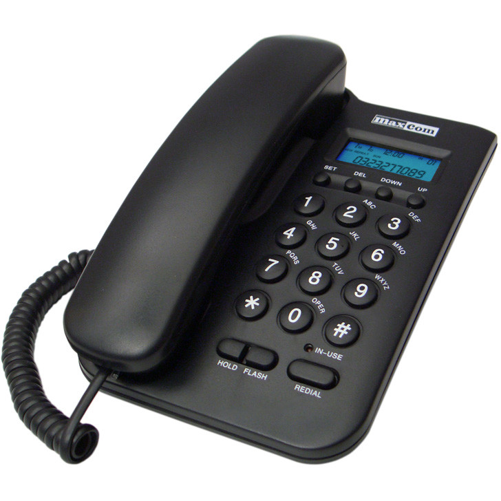 Telefon fix KXT100, Negru