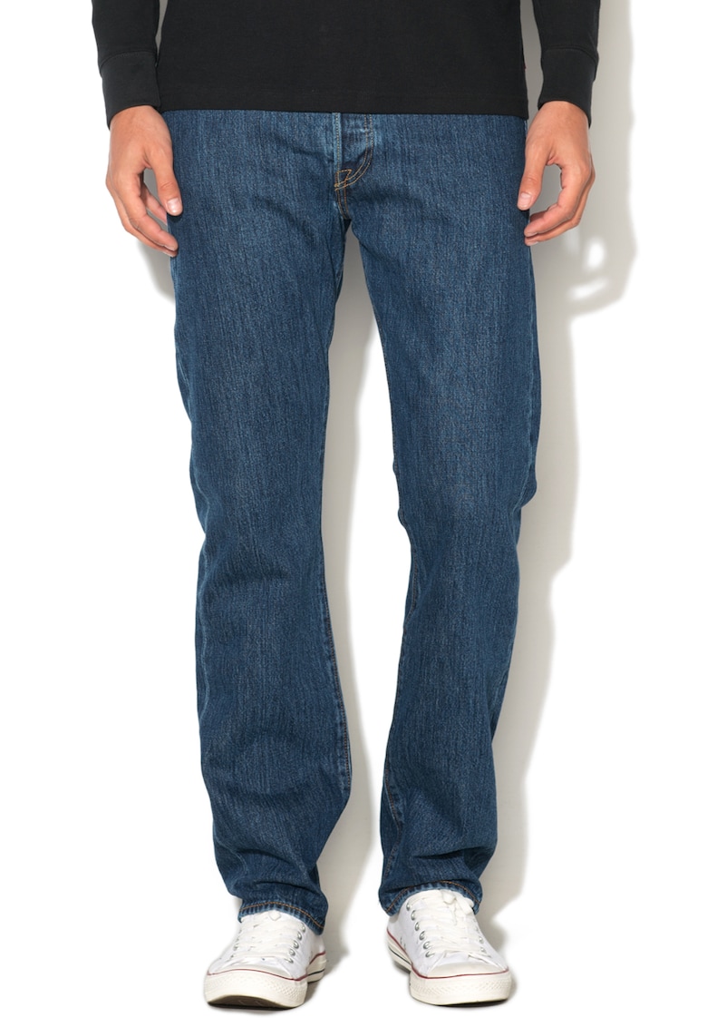 Jeansi drepti albastri 501® - Albastru