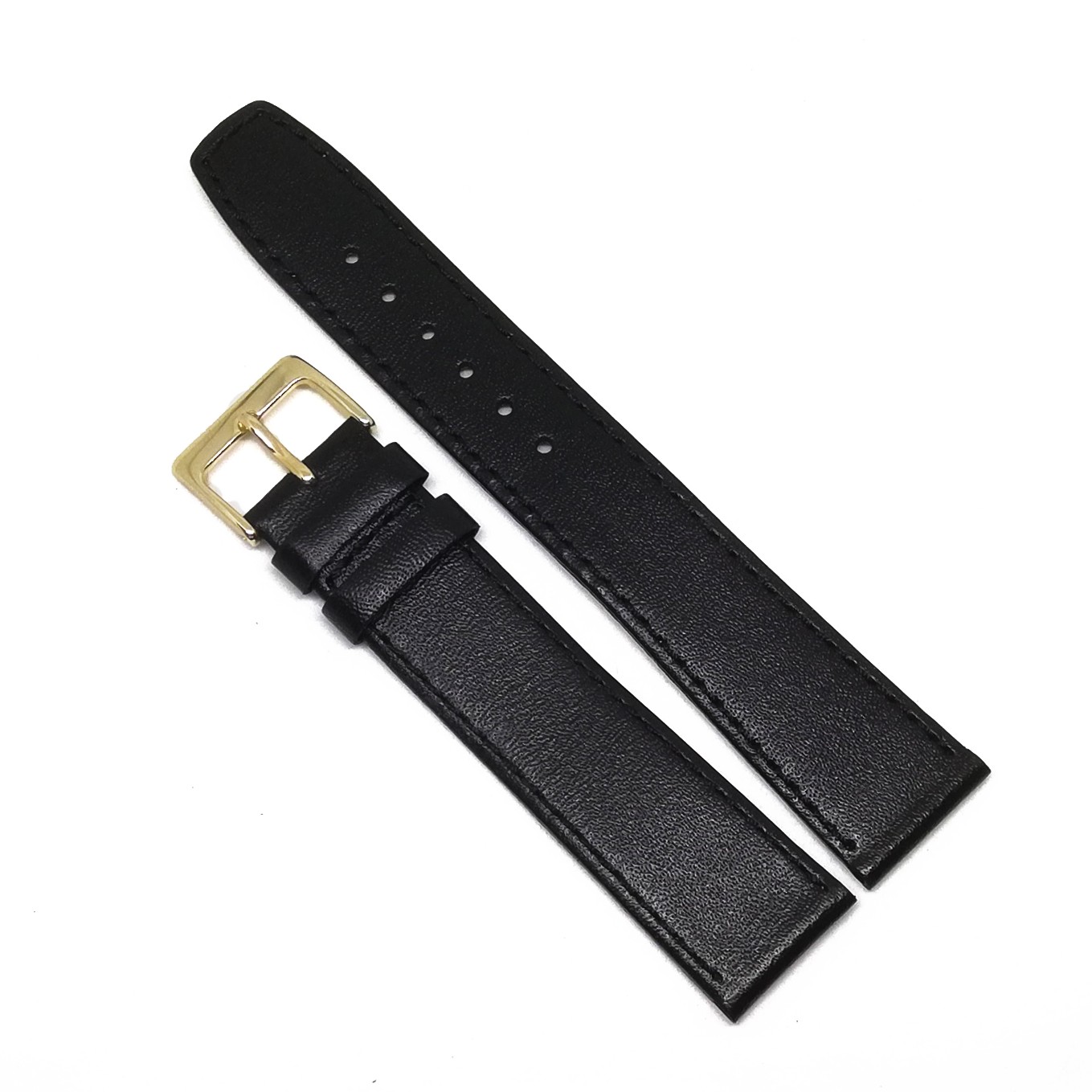 Curea Ceas 20mm Neagra HANDMADE