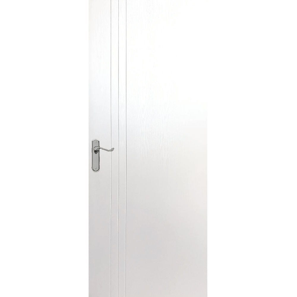 Usa interior celulara Pamate M050, model plina, reversibila, MDF, alb, toc fix, 200 x 60 cm x 3.5 cm