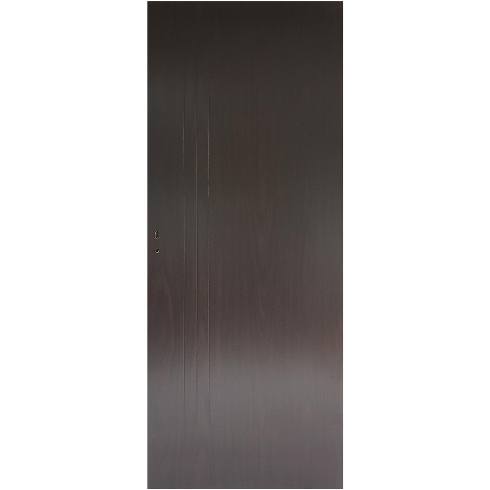 Usa interior celulara Pamate M050, model plina, reversibila, MDF, wenge, toc fix, 200 x 60 cm x 3.5 cm