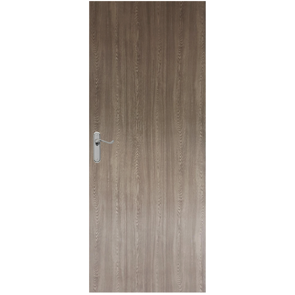 Usa interior celulara Pamate M050, model plina, reversibila, MDF, gri, toc reglabil, 200 x 60 cm x 3.5 cm