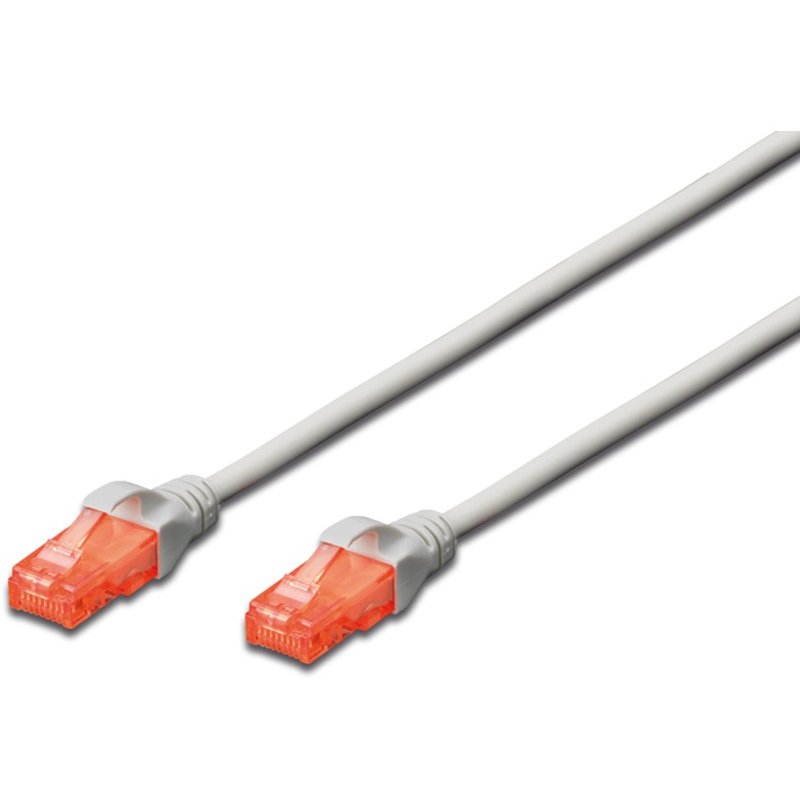 Cablu UTP Premium Patchcord Cat 6 0.5m Gri