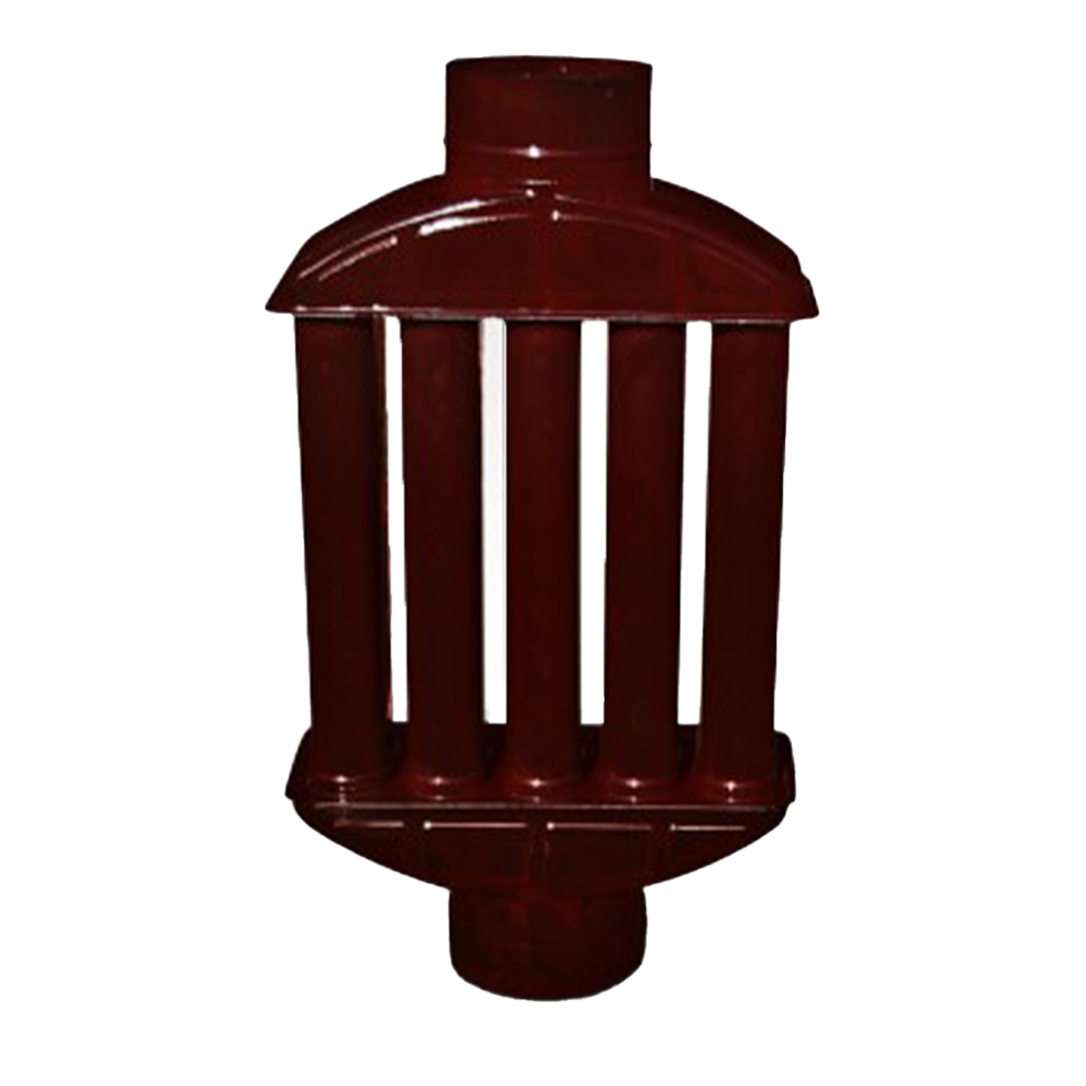 Economizor din tabla emailata, maro, 570 x 300 x 120 mm