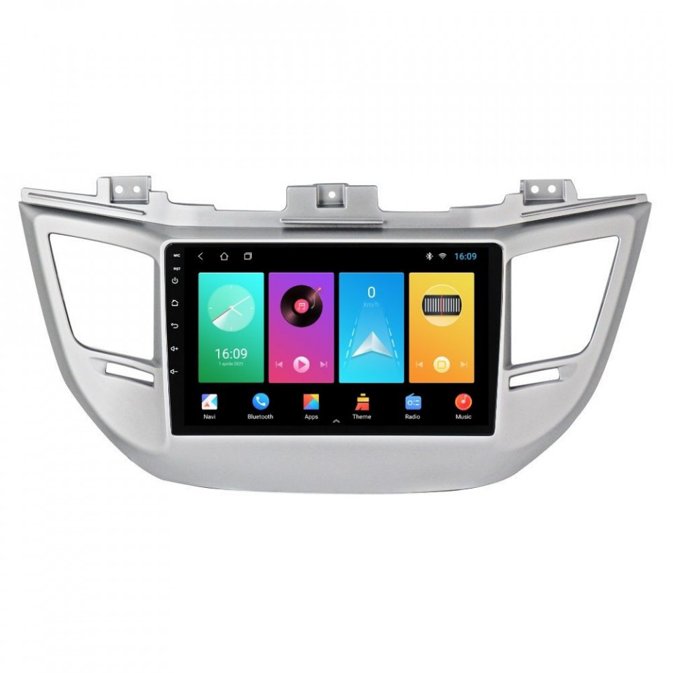 Navigatie dedicata cu Android Hyundai Tucson 2015 - 2018, 1GB RAM, Radio GPS Dual Zone, Display HD IPS 9" Touchscreen, Internet Wi-Fi, Bluetooth, MirrorLink, USB
