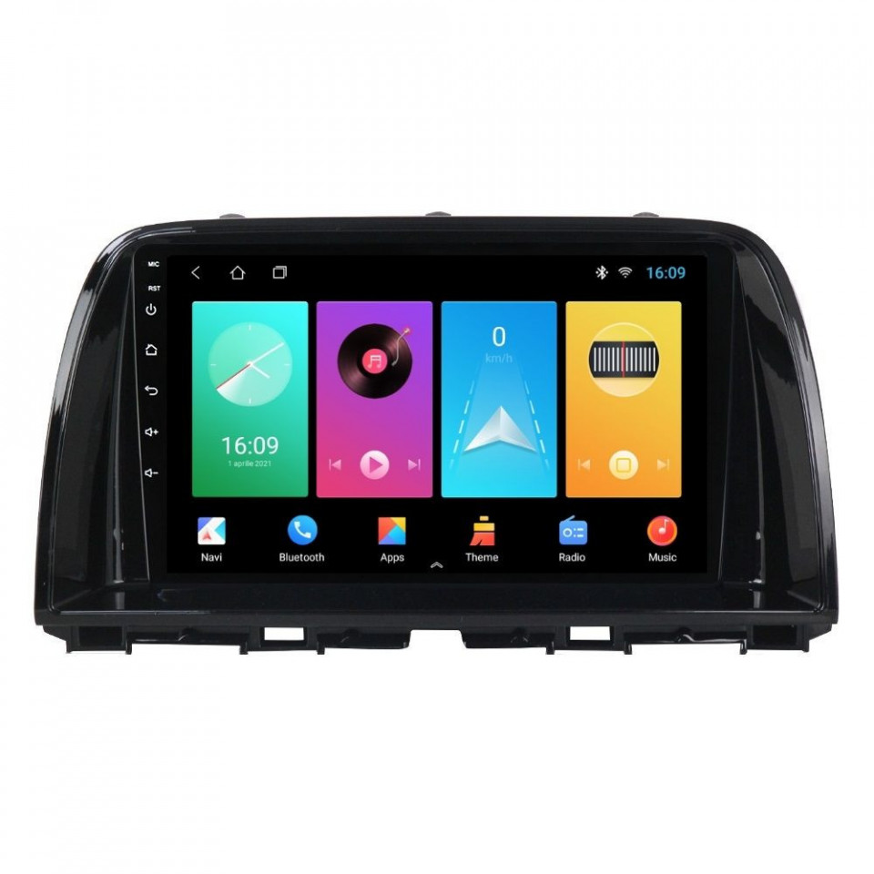 Navigatie dedicata cu Android Mazda CX-5 2011 - 2017, 1GB RAM, Radio GPS Dual Zone, Display HD IPS 9" Touchscreen, Internet Wi-Fi, Bluetooth, MirrorLink, USB