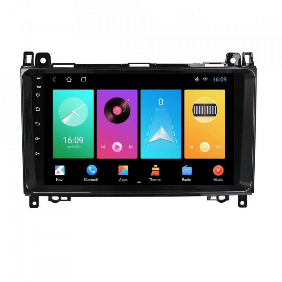 Navigatie dedicata cu Android VW Crafter 2006 - 2016, 1GB RAM, Radio GPS Dual Zone, Display HD IPS 9" Touchscreen, Internet Wi-Fi, Bluetooth, MirrorLink, USB