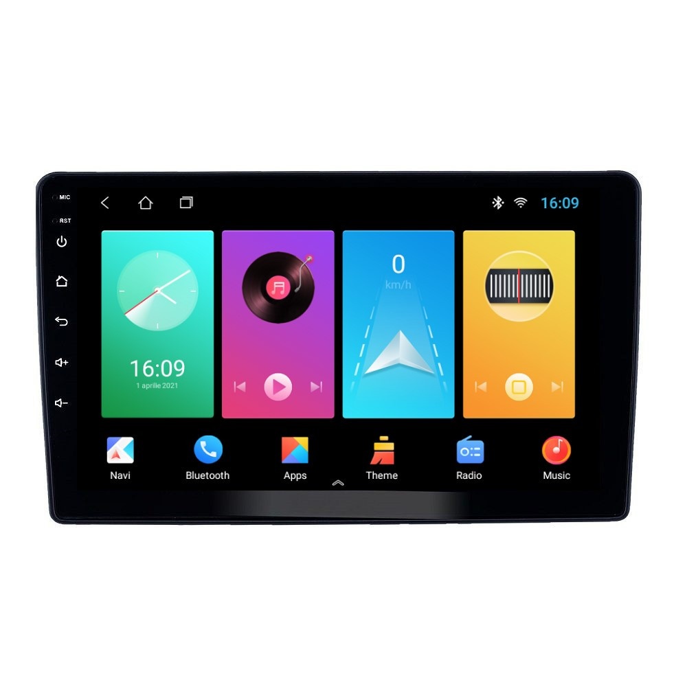 Navigatie dedicata cu Android Peugeot 307 2000 - 2013, 1GB RAM, Radio GPS Dual Zone, Display HD IPS 9" Touchscreen, Internet Wi-Fi, Bluetooth, MirrorLink, USB
