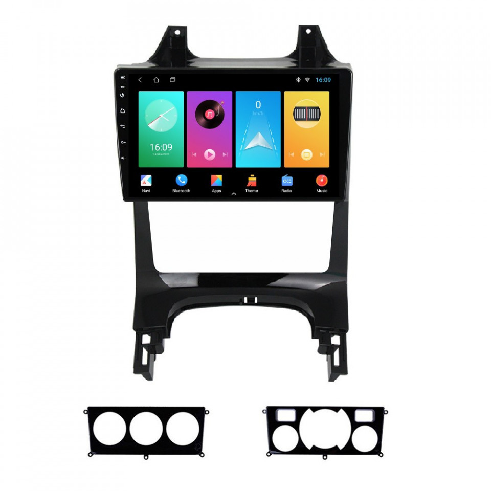Navigatie dedicata cu Android Peugeot 3008 2009 - 2016, 1GB RAM, Radio GPS Dual Zone, Display HD IPS 9" Touchscreen, Internet Wi-Fi, Bluetooth, MirrorLink, USB