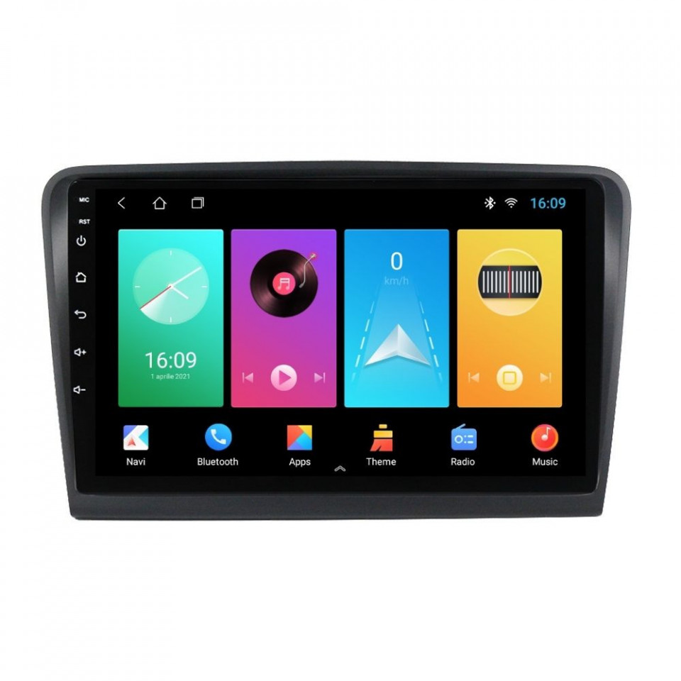Navigatie dedicata cu Android Skoda Superb II 2008 - 2015, 1GB RAM, Radio GPS Dual Zone, Display HD IPS 10" Touchscreen, Internet Wi-Fi, Bluetooth, MirrorLink, USB