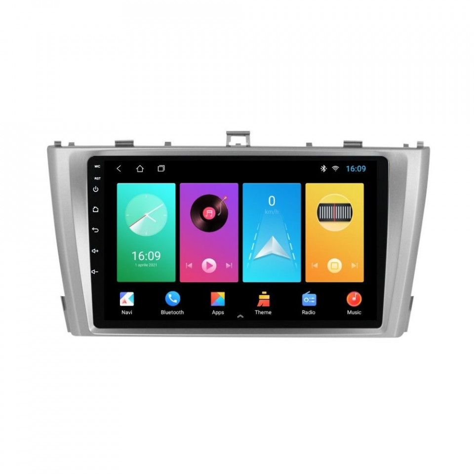 Navigatie dedicata cu Android Toyota Avensis 2009 - 2015, 1GB RAM, Radio GPS Dual Zone, Display HD IPS 9" Touchscreen, Internet Wi-Fi, Bluetooth, MirrorLink, USB