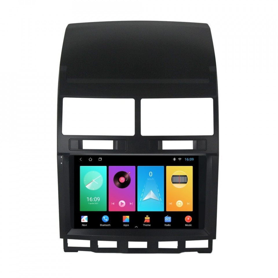 Navigatie dedicata cu Android VW Touareg 7L 2002 - 2011, 1GB RAM, Radio GPS Dual Zone, Display HD IPS 9" Touchscreen, Internet Wi-Fi, Bluetooth, MirrorLink, USB