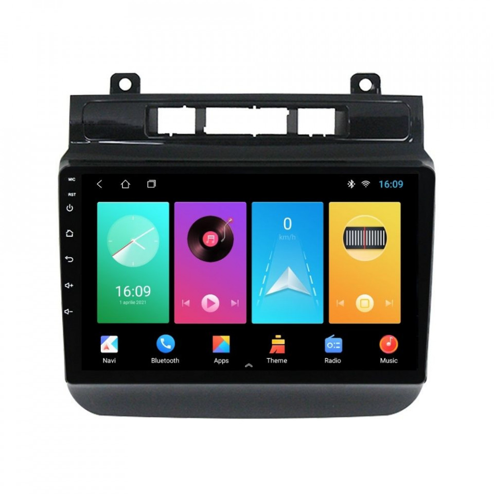 Navigatie dedicata cu Android VW Touareg 7P 2010 - 2018, 1GB RAM, Radio GPS Dual Zone, Display HD IPS 9" Touchscreen, Internet Wi-Fi, Bluetooth, MirrorLink, USB