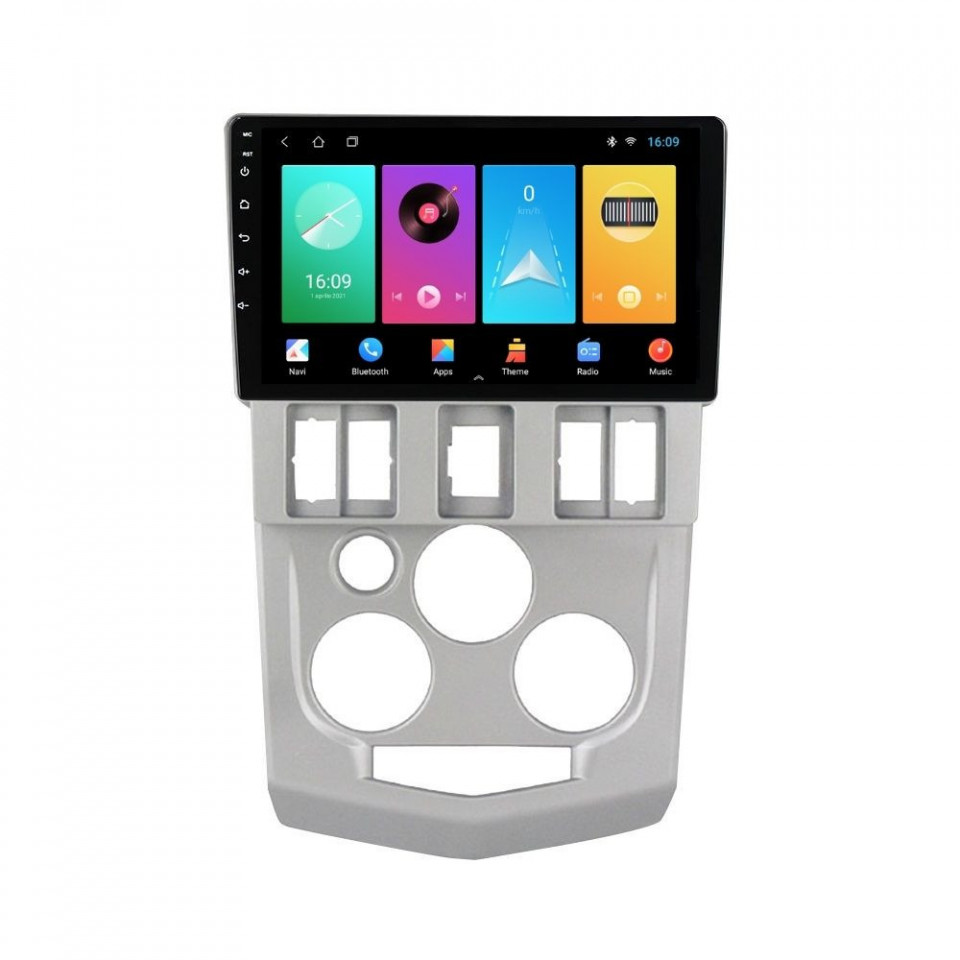 Navigatie dedicata cu Android Dacia Logan I 2004 - 2008, 2GB RAM, Radio GPS Dual Zone, Display HD IPS 9" Touchscreen, Internet Wi-Fi, Bluetooth, MirrorLink, USB