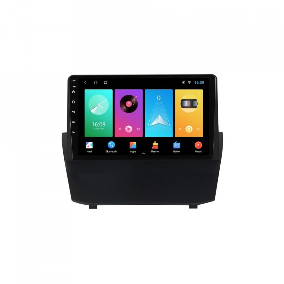 Navigatie dedicata cu Android Ford Fiesta VI 2008 - 2019, 2GB RAM, Radio GPS Dual Zone, Display HD IPS 9" Touchscreen, Internet Wi-Fi, Bluetooth, MirrorLink, USB