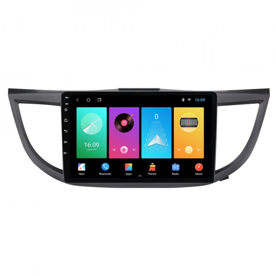 Navigatie dedicata cu Android Honda CR-V IV 2012 - 2018, 2GB RAM, Radio GPS Dual Zone, Display HD IPS 10" Touchscreen, Internet Wi-Fi, Bluetooth, MirrorLink, USB
