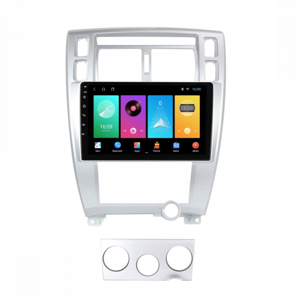 Navigatie dedicata cu Android Hyundai Tucson 2004 - 2011, 2GB RAM, Radio GPS Dual Zone, Display HD IPS 10" Touchscreen, Internet Wi-Fi, Bluetooth, MirrorLink, USB