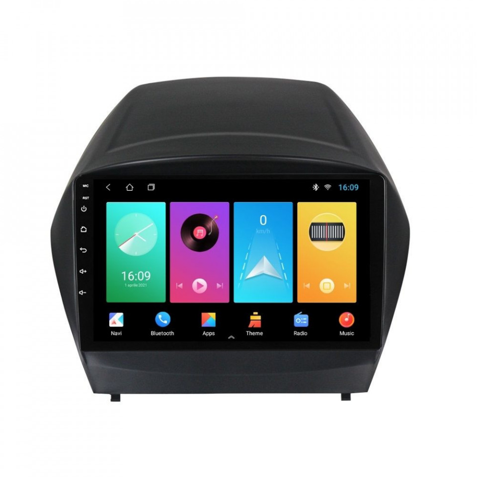 Navigatie dedicata cu Android Hyundai ix35 2009 - 2015, 2GB RAM, Radio GPS Dual Zone, Display HD IPS 9" Touchscreen, Internet Wi-Fi, Bluetooth, MirrorLink, USB