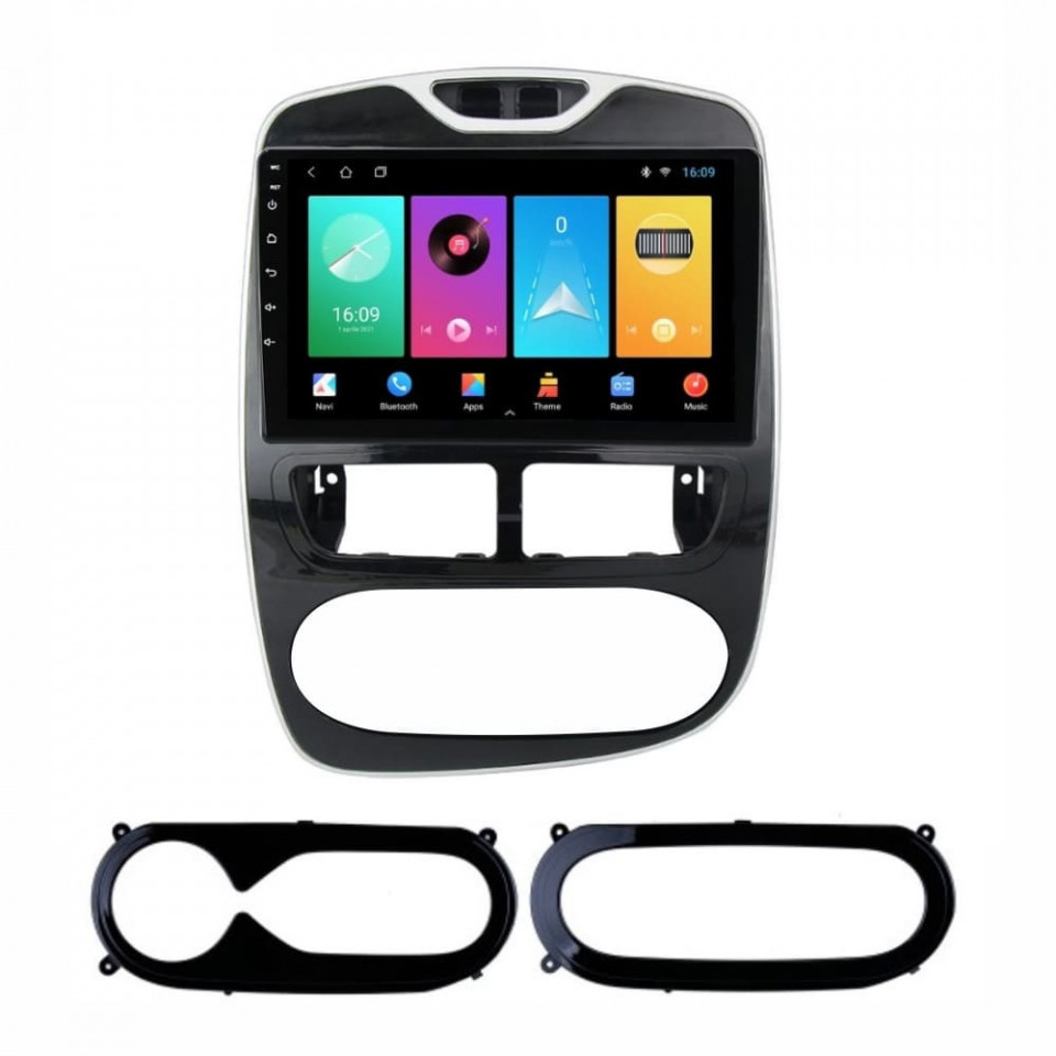 Navigatie dedicata cu Android Renault Clio IV 2012 - 2019, 2GB RAM, Radio GPS Dual Zone, Display HD IPS 10" Touchscreen, Internet Wi-Fi, Bluetooth, MirrorLink, USB