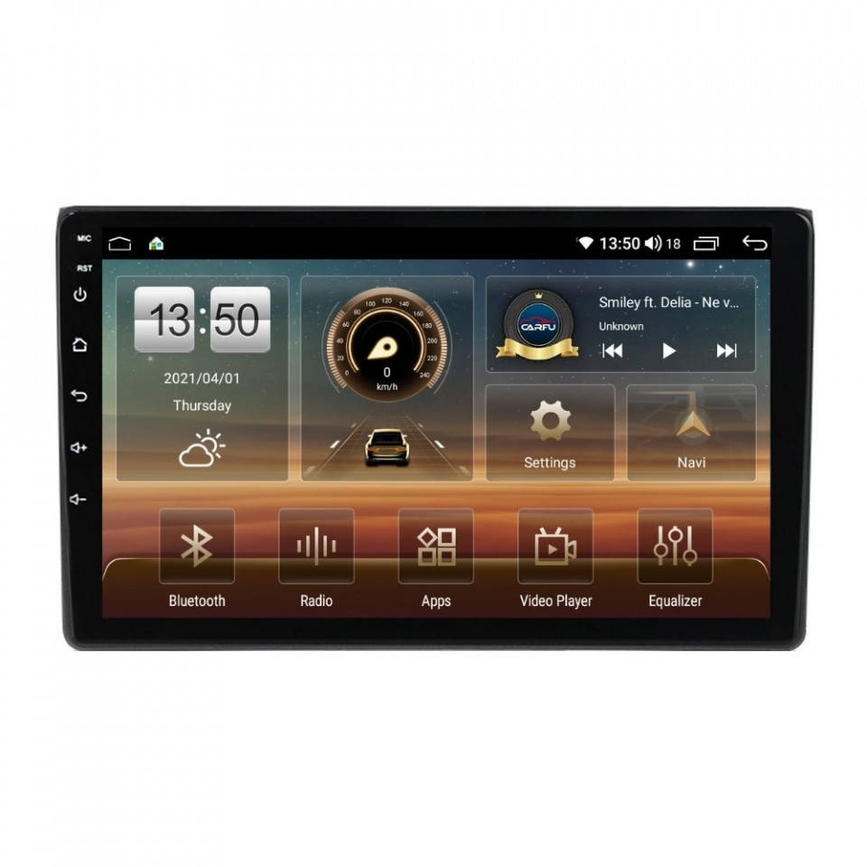 Navigatie dedicata cu Android Audi A4 (B6, B7) 2000 - 2008, 4GB RAM, Radio GPS Dual Zone, Display HD QLED 9" Touchscreen, Internet Wi-Fi si slot SIM 4G, Bluetooth, MirrorLink, USB