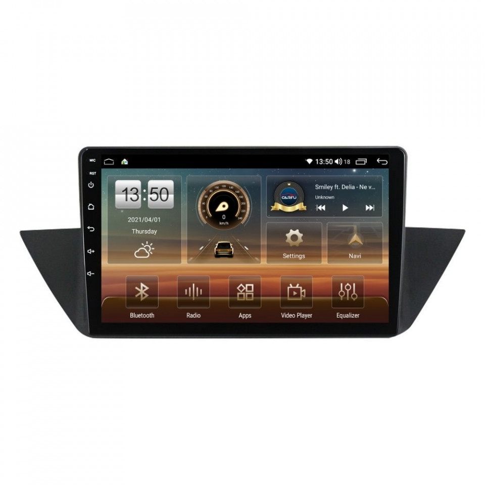 Navigatie dedicata cu Android BMW X1 (E84) 2009 - 2015, 4GB RAM, Radio GPS Dual Zone, Display HD QLED 10" Touchscreen, Internet Wi-Fi si slot SIM 4G, Bluetooth, MirrorLink, USB