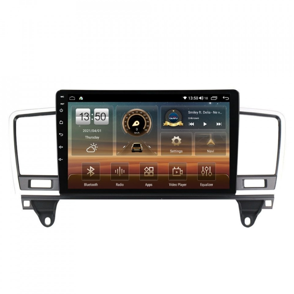 Navigatie dedicata cu Android Mercedes GL-Class GL X166 2012 - 2015, 4GB RAM, Radio GPS Dual Zone, Display HD QLED 9" Touchscreen, Internet Wi-Fi si slot SIM 4G, Bluetooth, MirrorLink, USB