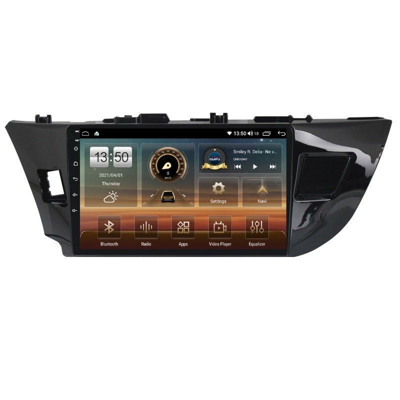 Navigatie dedicata cu Android Toyota Corolla 2013 - 2017, 4GB RAM, Radio GPS Dual Zone, Display HD QLED 10" Touchscreen, Internet Wi-Fi si slot SIM 4G, Bluetooth, MirrorLink, USB
