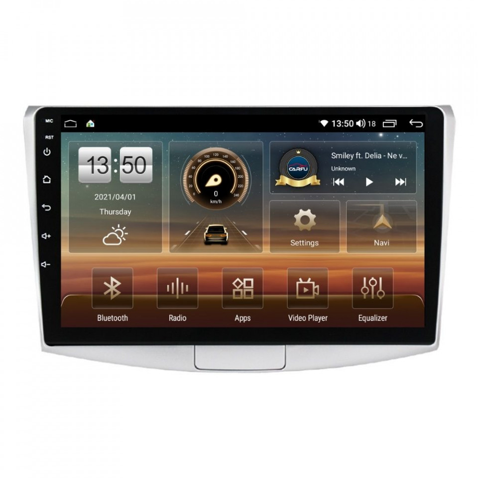 Navigatie dedicata cu Android VW Passat B6 / B7 2005 - 2015, 4GB RAM, Radio GPS Dual Zone, Display HD QLED 10" Touchscreen, Internet Wi-Fi si slot SIM 4G, Bluetooth, MirrorLink, USB