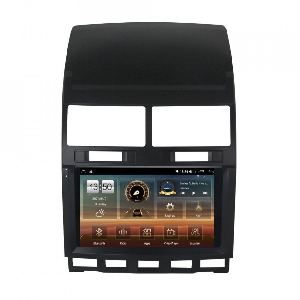 Navigatie dedicata cu Android VW Touareg 7L 2002 - 2011, 4GB RAM, Radio GPS Dual Zone, Display HD QLED 9" Touchscreen, Internet Wi-Fi si slot SIM 4G, Bluetooth, MirrorLink, USB
