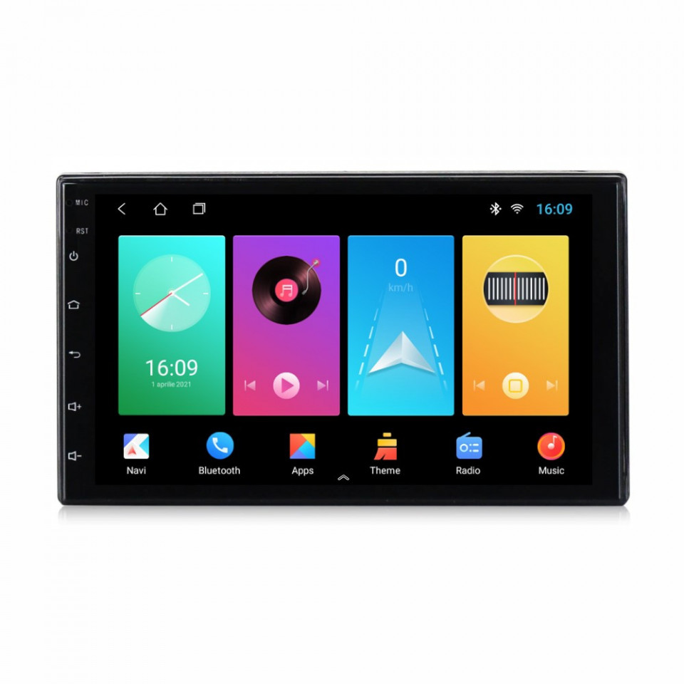 Navigatie dedicata cu Android VW Transporter T5 2003 - 2009, 2GB RAM, Radio GPS Dual Zone, Display HD 7" Touchscreen, Internet Wi-Fi, Bluetooth, MirrorLink, USB